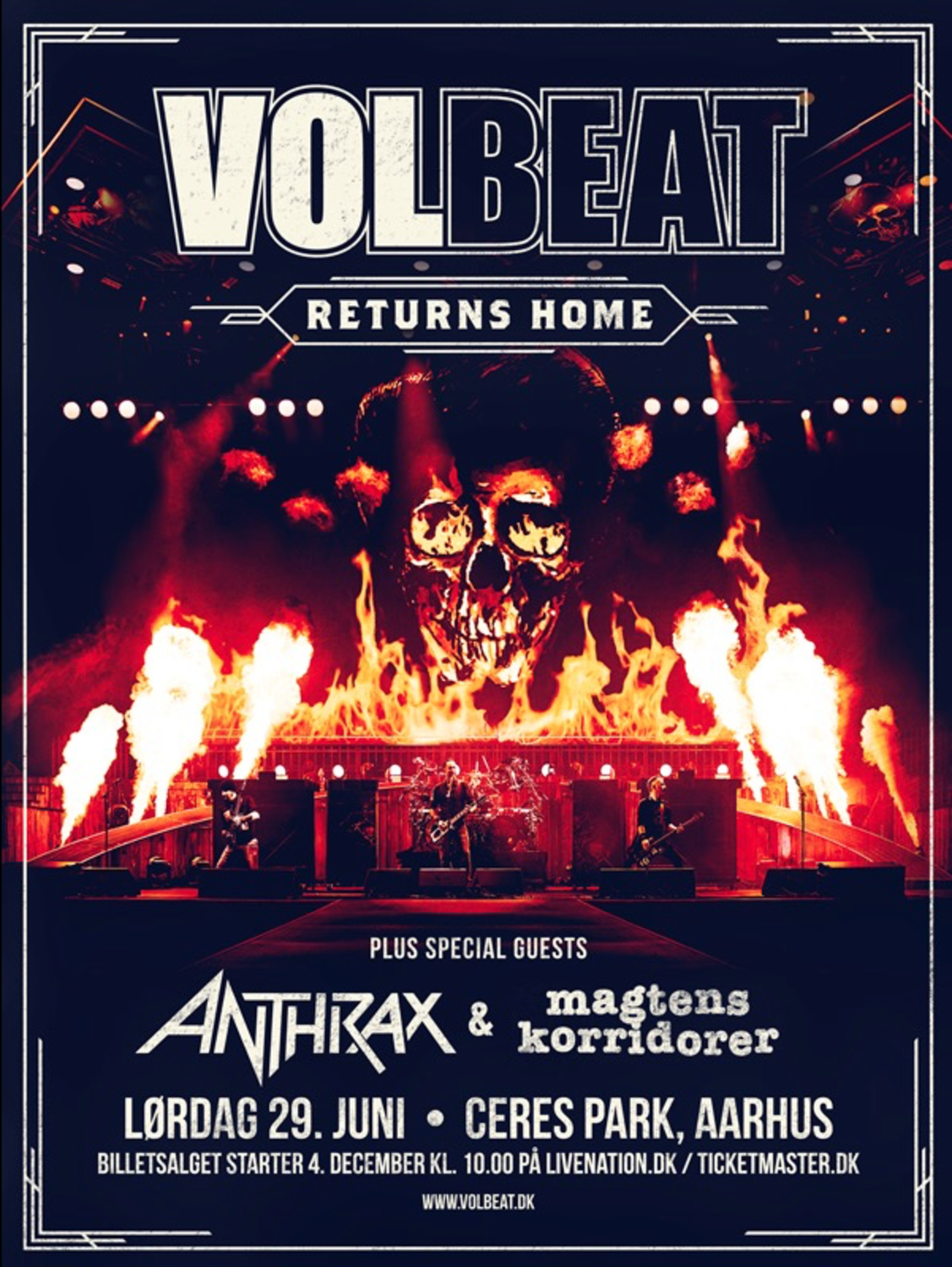 volbeat tour denmark
