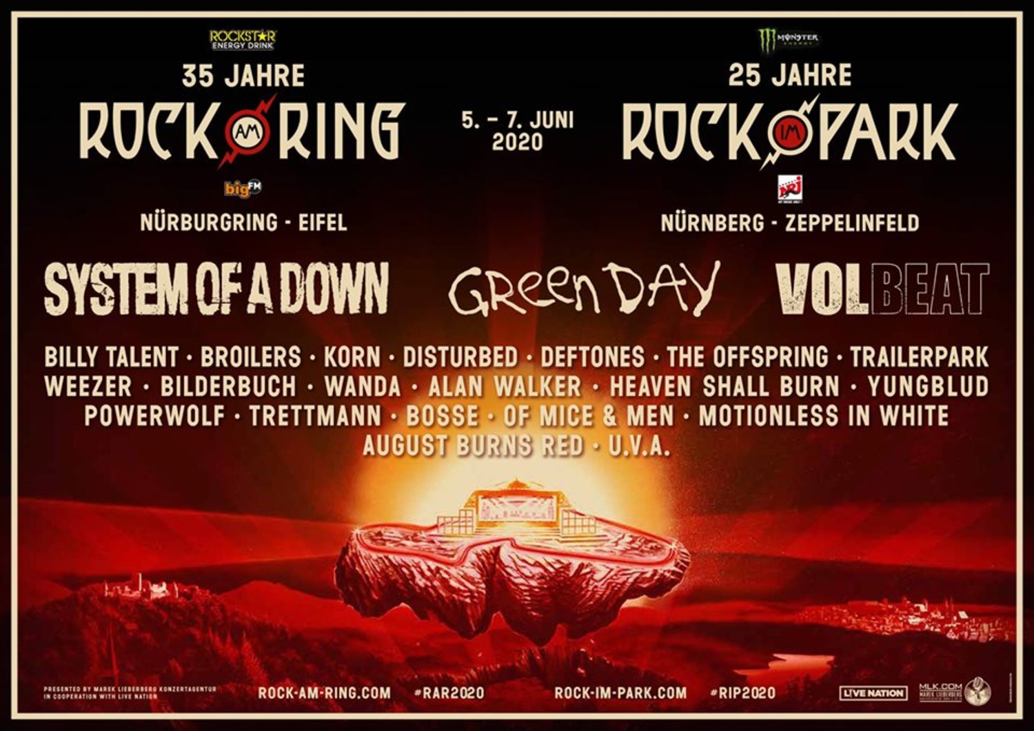 Volbeat News Rock am Ring & Rock im Park