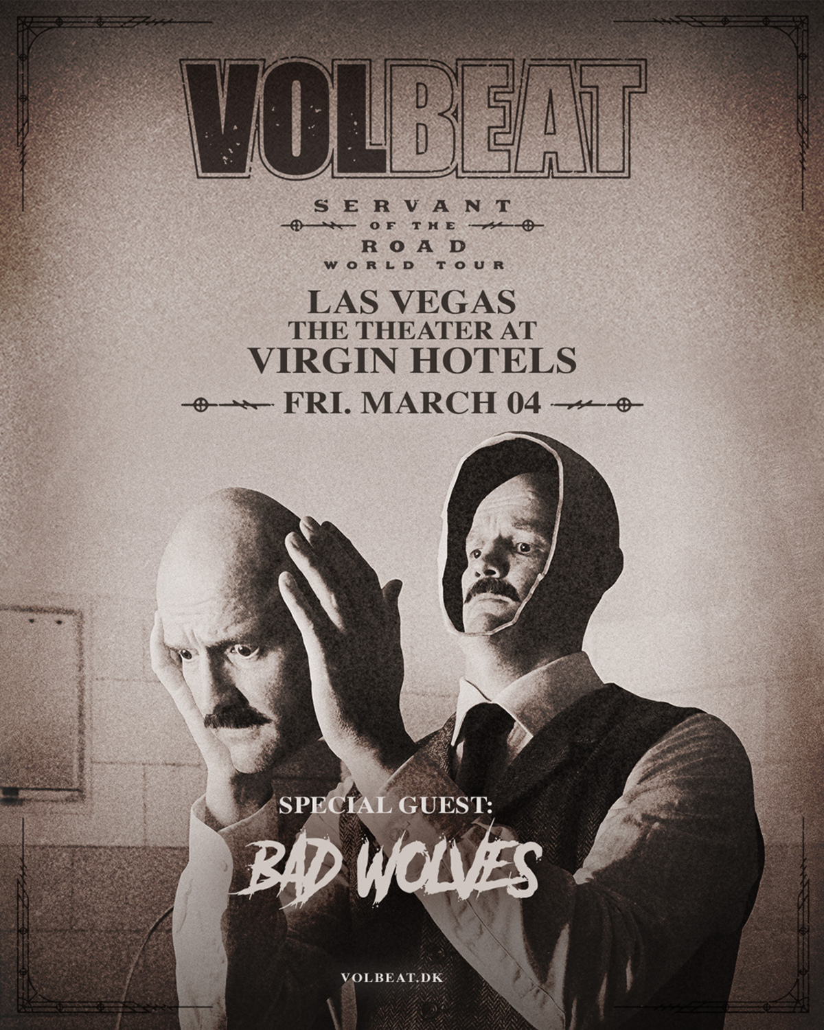 Volbeat News NEW SHOW Las Vegas, NV
